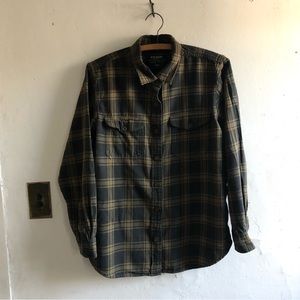 Filson Plaid flannel chamois button down shirt